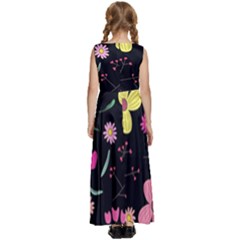 Kids  Satin Sleeveless Maxi Dress 