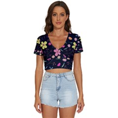 V-Neck Crop Top 