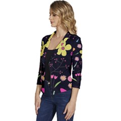 Women s Casual 3/4 Sleeve Spring Jacket 