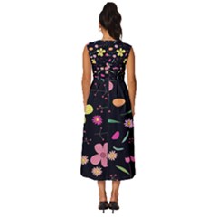 Sleeveless Round Neck Midi Dress 