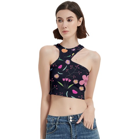 Foliage Pattern, Adorable Beautiful Cut Out Top from ArtsNow.com