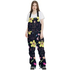 Women s Front Zip Ski And Snowboard Bib Pants 