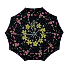 Foliage Pattern, Adorable Beautiful Automatic Folding Umbrella with Case (Large) from ArtsNow.com