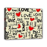 Love Abstract Background Love Textures Canvas 10  x 8  (Stretched)