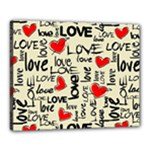 Love Abstract Background Love Textures Canvas 20  x 16  (Stretched)