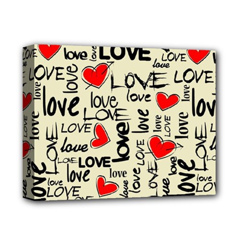 Love Abstract Background Love Textures Deluxe Canvas 14  x 11  (Stretched) from ArtsNow.com