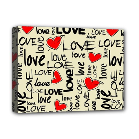 Love Abstract Background Love Textures Deluxe Canvas 16  x 12  (Stretched)  from ArtsNow.com