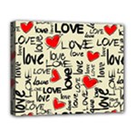 Love Abstract Background Love Textures Deluxe Canvas 20  x 16  (Stretched)