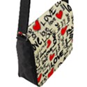 Flap Closure Messenger Bag (L) 