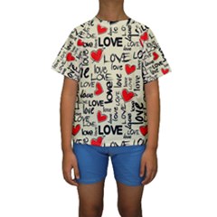 Kids  Short Sleeve Swimwear 