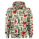 Love Abstract Background Love Textures Men s Core Hoodie