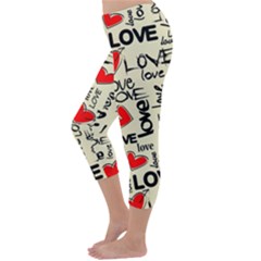 Capri Winter Leggings  Back