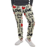 Love Abstract Background Love Textures Men s Jogger Sweatpants