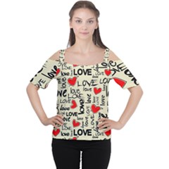 Cutout Shoulder T-Shirt 