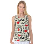 Love Abstract Background Love Textures Women s Basketball Tank Top