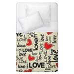 Love Abstract Background Love Textures Duvet Cover (Single Size)