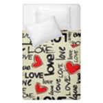 Love Abstract Background Love Textures Duvet Cover Double Side (Single Size)