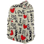 Love Abstract Background Love Textures Classic Backpack