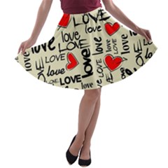 A-line Skater Skirt 