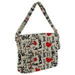 Love Abstract Background Love Textures Buckle Messenger Bag