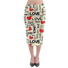 Midi Pencil Skirt 