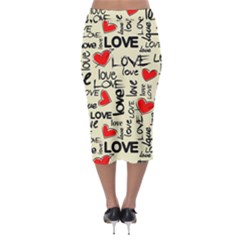 Midi Pencil Skirt 