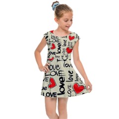 Kids  Cap Sleeve Dress 