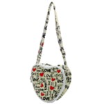 Love Abstract Background Love Textures Heart Shoulder Bag