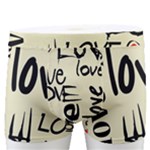 Love Abstract Background Love Textures Men s Boxer Briefs