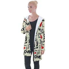 Longline Hooded Cardigan 