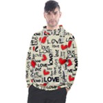 Love Abstract Background Love Textures Men s Pullover Hoodie