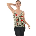 Love Abstract Background Love Textures Chiffon Cami