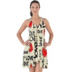 Love Abstract Background Love Textures Show Some Back Chiffon Dress