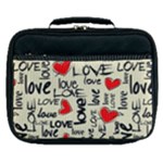 Love Abstract Background Love Textures Lunch Bag