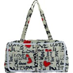 Love Abstract Background Love Textures Multi Function Bag