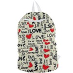 Love Abstract Background Love Textures Foldable Lightweight Backpack