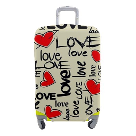 Love Abstract Background Love Textures Luggage Cover (Small) from ArtsNow.com