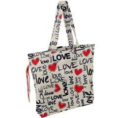 Drawstring Tote Bag 