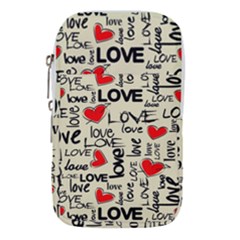 Love Abstract Background Love Textures Waist Pouch (Large) from ArtsNow.com