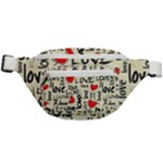 Love Abstract Background Love Textures Fanny Pack