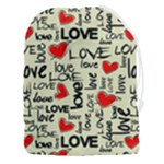 Love Abstract Background Love Textures Drawstring Pouch (3XL)