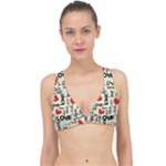 Love Abstract Background Love Textures Classic Banded Bikini Top