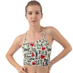 Love Abstract Background Love Textures Mini Tank Bikini Top