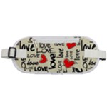 Love Abstract Background Love Textures Rounded Waist Pouch