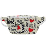 Love Abstract Background Love Textures Waist Bag 