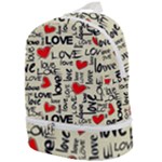 Love Abstract Background Love Textures Zip Bottom Backpack