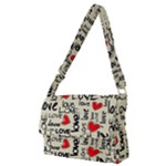 Love Abstract Background Love Textures Full Print Messenger Bag (M)