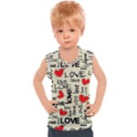 Love Abstract Background Love Textures Kids  Sport Tank Top