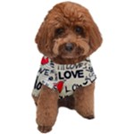 Love Abstract Background Love Textures Dog T-Shirt