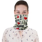 Love Abstract Background Love Textures Face Covering Bandana (Adult)